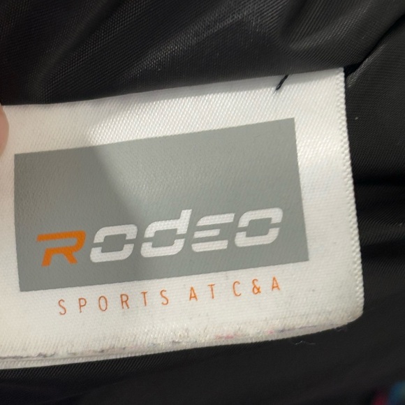 Vintage Rodeo Gold Series Womens Ski Snow Jacket Size Medium Uk 14/16 black/purp - Picture 11 of 12